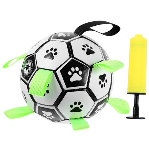 CORHAD 1 Set Outdoor Pet Soccer Puppy Interaktives Schlepper-fußball Lustiges Haustier-trainingsspielzeug von CORHAD