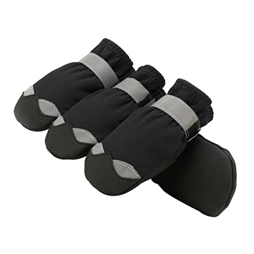 CORHAD 1 Set wasserdichte Schuhe Für Hunde Outdoor Schuhe Für Hunde Regenstiefel Für Hunde Schneestiefel Hundestiefel Schuhe – rutschfeste Pfotenschutz Schneeschuhe Für Hunde von CORHAD