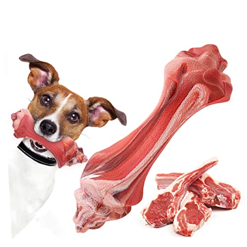 CORHAD 1PC Hunde Kauknochen Aus Strapazierfähigem Beißfestes Kauspielzeug Fleischfarbe Für Hunde Ideal Für Zieh Und Zerrspiele Pet Biting Toy Play Pull Toy von CORHAD