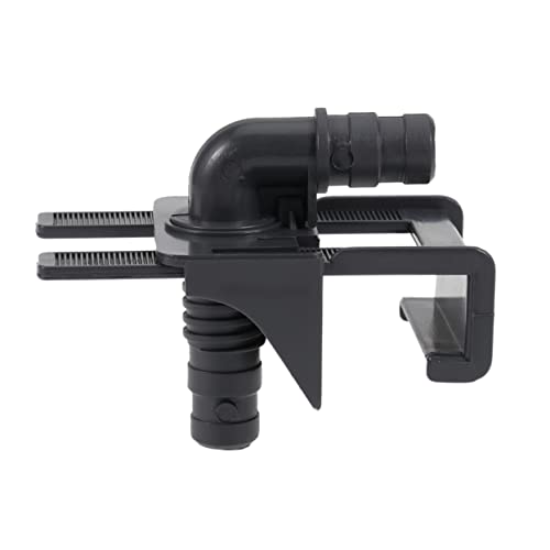 CORHAD 1 Stück Professioneller Langlebiger Aquarium Wasserrohrhalter Schlauchrohr Fester Clip Klemmhalter Schwarz Ideal Zur Sicheren Befestigung Von Schlauchrohren Im Aquarium von CORHAD