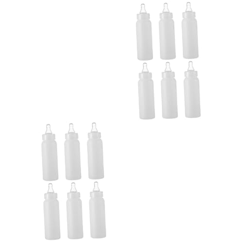 CORHAD 12 STK Milchflasche für Lämmer Hunde fütterungsflasche Flaschenfütterer für Ziegenmilch Milch Flasche milchkocher Haustier Lampe Milchzufuhr Milchflasche Lamm Plastik Weiß von CORHAD