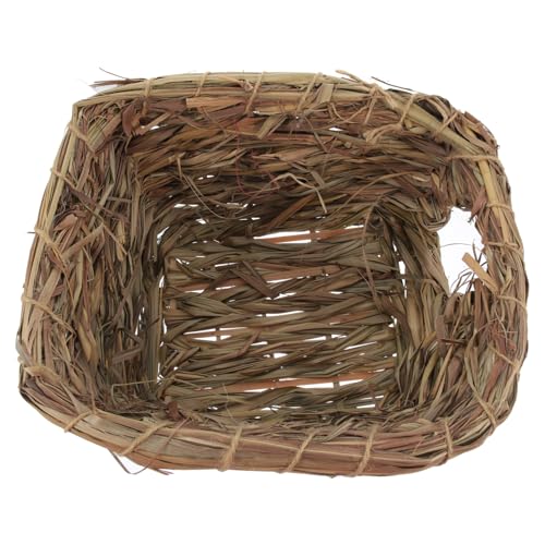 CORHAD 1pc Hand-Woven Gras Woven Nest Hamster Bett Gemütliche Nest Für Haustier von CORHAD