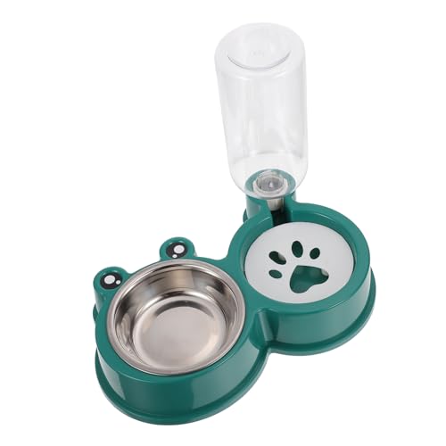 CORHAD 1Stk Haustiernapf Katzennäpfe pet Water Bowl Futter Container Trinknapf Katze Fressnapf Hündchenschüsseln Katzennapf Hundenäpfe Futterautomat für Haustiere Essen Fall Plastik Green von CORHAD