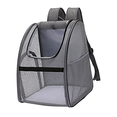 CORHAD 1Stk Katzen Rucksack pet Backpack Tragbarer Haustierbeutel Mesh-Rucksack für Haustiere Hund Welpengeschirr wanderrucksäcke Reisetasche für Katzen Umhängetasche für Haustiere Black von CORHAD