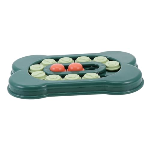 CORHAD 1Stk Nahrungsplatte Dogman-Spielzeug Anti-Choke-Hundefutterautomat Essen tierfutter pet Supplies Puzzle Hundenapf Haustier verhindert Choke Bowl Haustier Leckschüssel Plastik Green von CORHAD