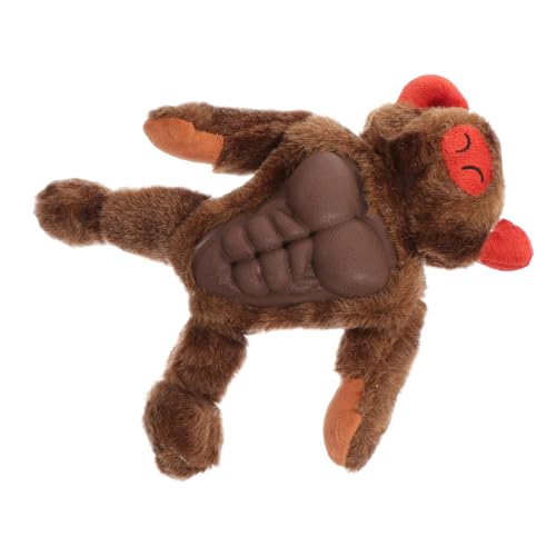 CORHAD 1Stk Spielzeug Hund beißt Seil quietschendes Haustier zahnseil für Hunde Haustier für Katze Interactive Dog Toys Animal Toys chew Toy Plüschtiere für Hunde Haustier vorhanden Brown von CORHAD