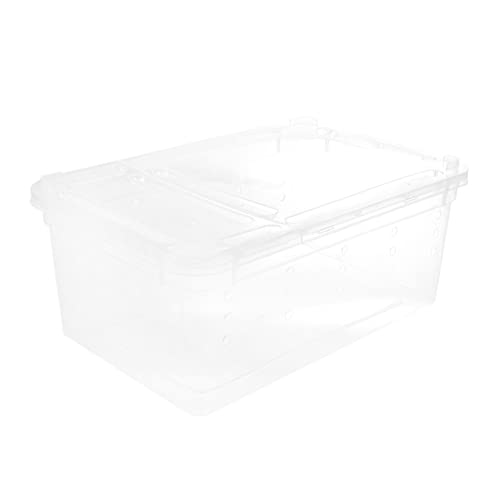 CORHAD 1stk Aufzuchtbox Für Insekten Schildkrötenpanzer Kaufen Sie Einen Spinnenzuchtkoffer Reptilien Terrarienbecken Vogelspinnengehege Aus Acryl Reptilienzuchtkäfig Transparent Plastik von CORHAD