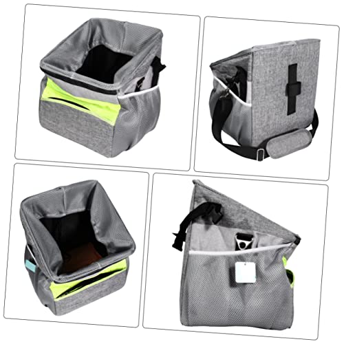 CORHAD 1stk Haustiertasche Fahrradkorb Für Haustiere Hundeträger Für Fahrrad Kleiner Hundekorb Für Mountainbike Fahrradträger Für Haustiere Fahrradkorb Hinten Welpenträger Oxford Grey von CORHAD