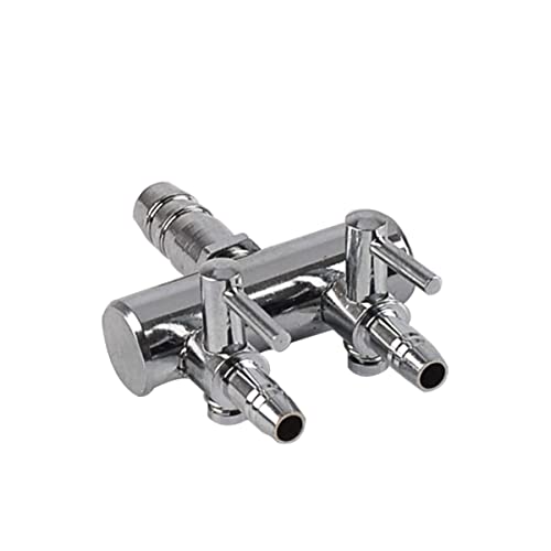 CORHAD Edelstahl Aquarium Luftpumpe Flow Lever Verteiler Für 8 4MM Schläuche Verstellbarer Sauerstoffverteiler Luftpumpen Manifold Für Aquarien Und Teiche Langlebig Und von CORHAD