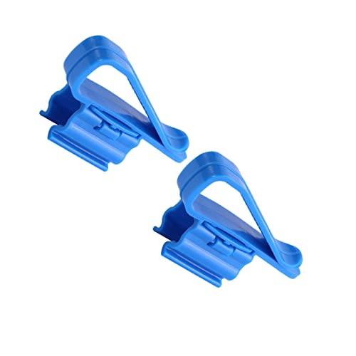 CORHAD 2St Clip für Wasserrohre Aquarium-Clips Aquarieneimer Schlauchhalterclip Sieb Röhrenhalter für Aquarien Schlauchschelle Eimer-Clip Filter Befestigungsklemme für Aquarienpumpe Blue von CORHAD