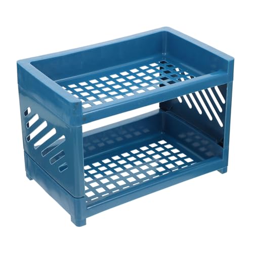 CORHAD 2St Hamsterbett haustierbett pet Bed Hamster Schlafplatz Design Haustierkäfig Schlafbett für Haustiere Doppelschichtiges Bett für Haustiere Ruhebett für Haustiere Plastik Navy von CORHAD