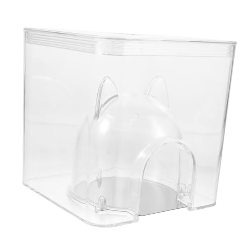 CORHAD 2St Hamsterkühlhaus Sommerversteck für Hamster Haustier sommerangebot Hamster versteck kühlmatte Hamster meerschweinchen kühlhaus Hamster verbirgt Sich Aluminium Transparent von CORHAD