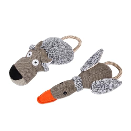 CORHAD 2St Hundespielzeug Interactive Dog Toys Dog chew Toy Plüschtiere Haustier gefülltes Plüschtier Kauspielzeug für Welpen Geräuschspielzeug für Haustiere Soundspielzeug für Hunde von CORHAD