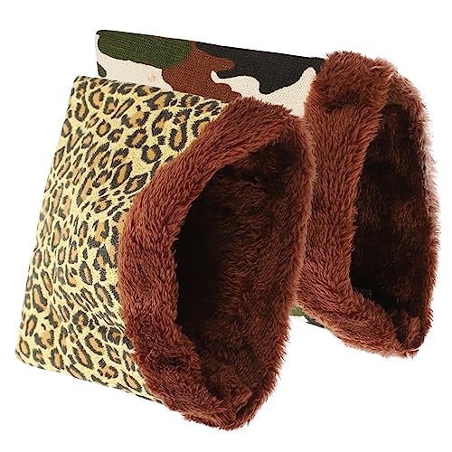 CORHAD 2St Schlafsack für Hamster meerschweinchen Schlafsack Hamster warmes Nest Kleintierbedarf Igel Bett hamsterbett Hamster Schlafsack Frettchen Bett kleines Tierbett Arktisches Vlies von CORHAD