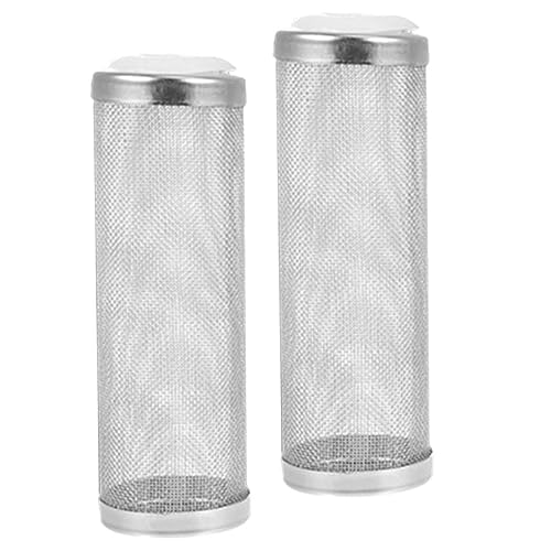 CORHAD 2pcs Edelstahl Aquarium Filter Ansaugschutz Metall Aquarium Filter von CORHAD