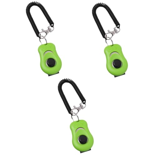 CORHAD 3 STK Klicker für Haustiertraining Tiertrainingsklicker Clickertraining für Hund Klicker trainieren Hunde pfeifen Dog Whistles Schaltflächenklicker Tontrainer für Haustiere von CORHAD