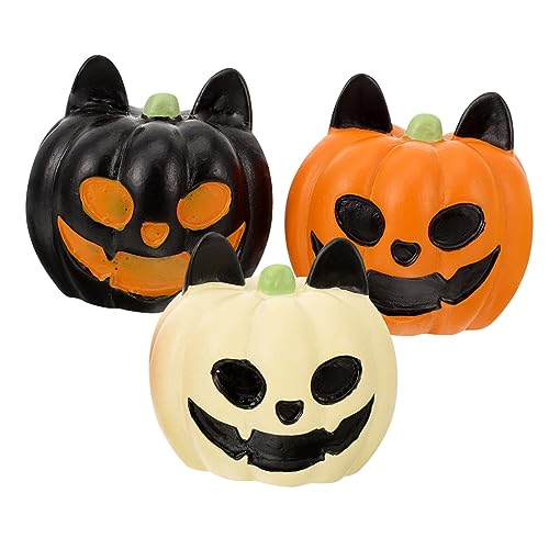 CORHAD 3stücke Mini Kürbisse Aus Resin Halloween Dekoration Für Partys Und Aquarien Kunstvoll Gestaltete Tischornamente Und Herbstaccessoires CORHAD 3stücke Mini Kürbisse Aus Resin Halloween Dekoration Für Partys Und Aquarien Kunstvoll Gestaltete Tischornamente Und Herbstaccessoires von CORHAD
