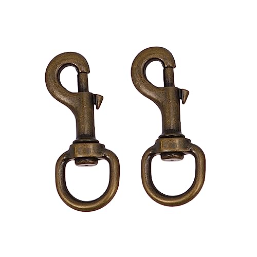 CORHAD 4stücke Haustierhalsband Karabinerhaken Mit Drehbaren Gelenken Bronze Hundeleinen Und Katzengeschirre Robust Und Praktisch Für Alltag CORHAD 4stücke Haustierhalsband Karabinerhaken Mit Drehbaren Gelenken Bronze Hundeleinen Und Katzengeschirre Robust Und Praktisch Für Alltag von CORHAD