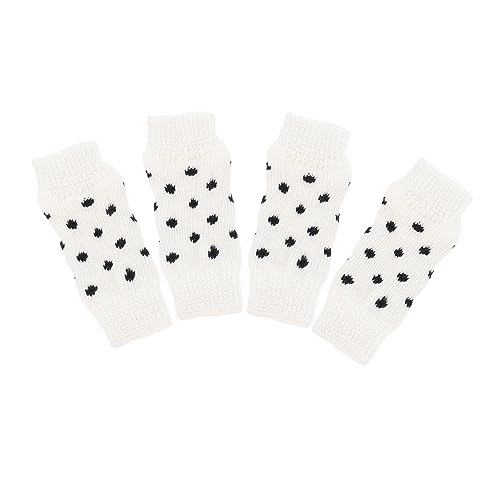 CORHAD 4pcs Haustierbeinschutz Socken Dekorative Hundeblächen Tragen Resistente Beinsocken Haustierbeinwärmer von CORHAD