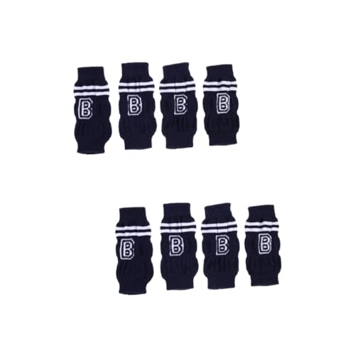 CORHAD 8 STK Cartoon-socken Haustier Hundeklammer Anti-rutsch-hundesocken Beinwärmer Für Katzen Pfote Hund Sprunggelenk Klammer Welpenschuhe Hundebein Ärmel Socken Für Hunde Elasthan Blue von CORHAD