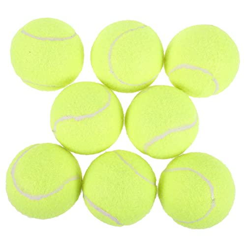 CORHAD 8St Tennis trainieren Übungsbälle für Tennis Trainingsgeräte für Hunde Hundekaubälle Spielzeug Interactive Dog Toys wurfball für Hunde große Tennisbälle Bälle für Sportzüge Gummi von CORHAD