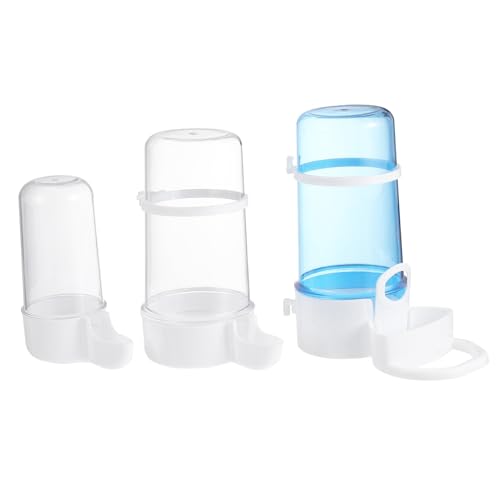 CORHAD Automatischer Vogeltrinkbrunnen Plastischer Wasserspender Für Vögel 200ml + 415ml Futterspender Zufällige Farbwahl Ideal Für Vogelhaltung Und Vogelpflege von CORHAD