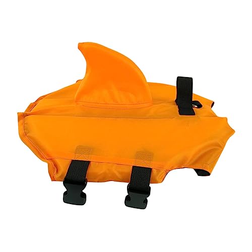 CORHAD Schwimmweste Aus Nylonmaterial Mit Schnappschnallendesign Orange S Schwimmweste Für Welpen von CORHAD