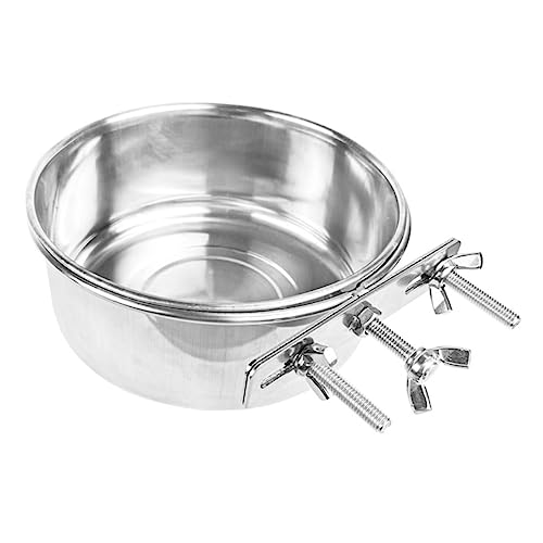 CORHAD Cat Bowl Cat Food Basin Edelstahl Haustierschüssel Hängende Hund Schüssel Lebensmittelbehälter Zufallsstil von CORHAD