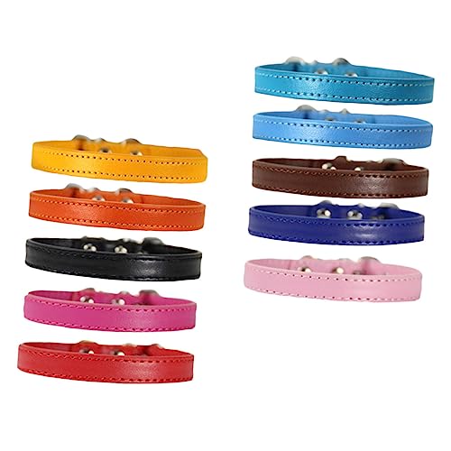 CORHAD Dekorative Hundehalsbänder Für Haustiere Zufällige Farben Lovely Pet Choker Ideales Zubehör Für Hunde Und Katzen Hochwertiges Und Strapazierfähiges Material von CORHAD