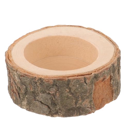 CORHAD Hamster-futternapf, Holz-nussnapf Für Kaninchen, Holz-futternapf Für Kleine Haustiere, Kaubeständiger Futternapf, Holznapf Für Hamster, Rennmäuse Und Kleintiere von CORHAD