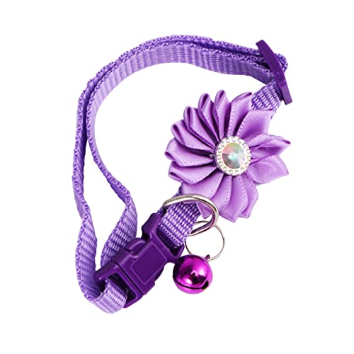 CORHAD Haustier Blumen Halskette Haustier Halskette Haustier Glockenhalsband Haustierbedarf Halsband Für Katze Halsband Für Haustier von CORHAD