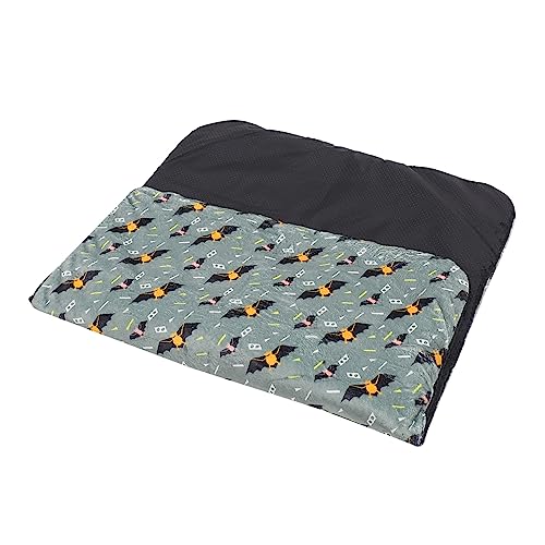 CORHAD Haustier-Halloween-Matte Selbstwärmende Katzenunterlage Haustierdecke Welpendecke pet Heating pad Hunde thermodecke katzenbett Winter warme Matte Heizmatte für Haustiere Stoff Grey von CORHAD