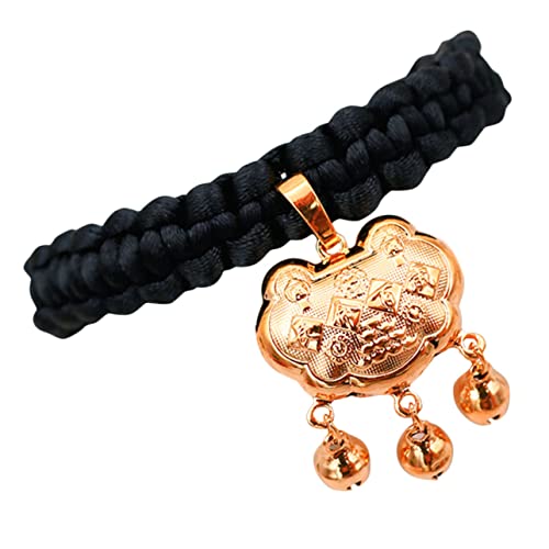 CORHAD Haustier Halskette Katzenbedarf Bling Hundehalsband Welpe Halskette Halsband Kleines Hundezubehör Halloween- Halskette Mit Hundeketten Haustier Glocke Empfindlich Polyester von CORHAD