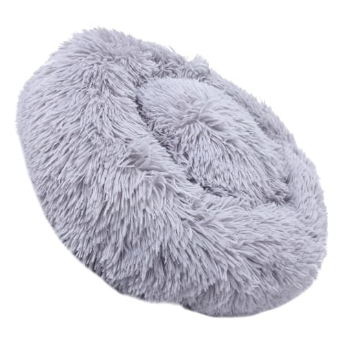 CORHAD Haustierbett Katzenbett Hundebett pet Bed petbett Hunde Liege Hunde Bett Katzenhöhle hundesofa Katze schlafkissen Plüschschlafbett für Hunde Hunde-Nest-Pads Hundenest Plüsch- Grey von CORHAD