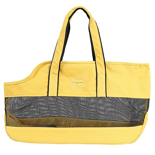 CORHAD Haustiertasche Geldbörsen für Hunde Outdoor-Tasche für Katzen Haustierhandtasche Reisetaschen pet Tasche Katzentransporter Tragetasche für Katzen Polyester (Yellow von CORHAD