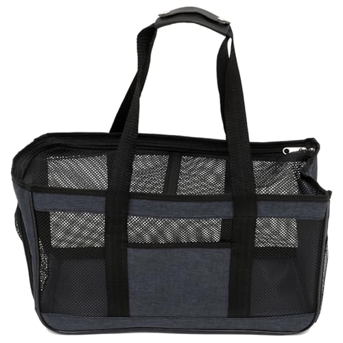 CORHAD Haustiertasche Zusammenklappbare Reisetasche Netz Einkaufstasche Outdoor Katzentasche Von Fluggesellschaften Zugelassene Hundetasche Hundetransporter Für Kleine Hunde von CORHAD