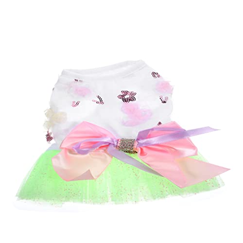 CORHAD Hund Prinzessin Kleid kleine hundekleider Welpen-Prinzessin-Kleid hundekleidung hundebekleidung Dog Clothes Spitzenkleider Cosplay-Hundekleid Geburtstagskleid für Hunde Polyester von CORHAD