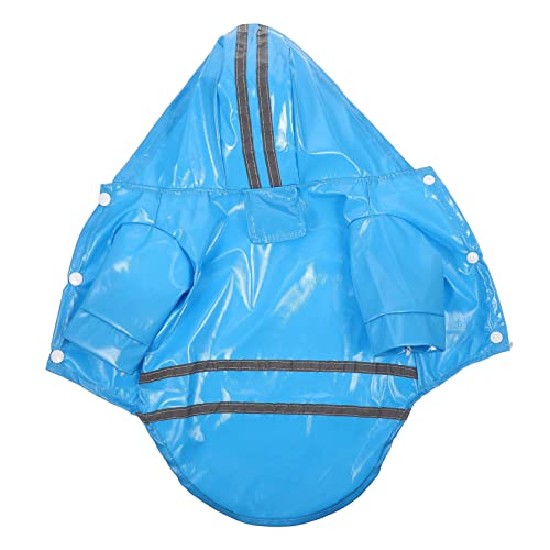 CORHAD Hund Regenmantel Haustierregenmäntel für Hunde Regenmantel Hund Hundeponcho Hunde-regencape hunderegencape Regenponcho Regenjacke Hundemäntel Hunderegenmäntel für große Hunde Blue von CORHAD