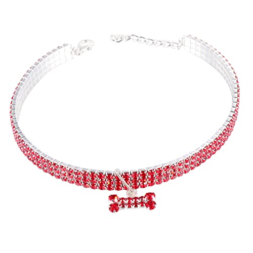 CORHAD Hundekristallhalsband Heimtierbedarf Strass Haustierhalsband Haustier Hundehalsband Kristall Hundehalsband von CORHAD