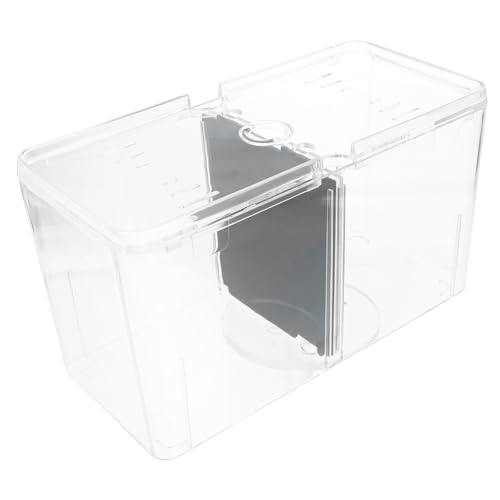 CORHAD Kasten Betta-Box Brutinkubator Für Aquarien Zuchtbehälter -Aquarium Zuchtnetz Für Guppys Zubehör Für Aquarien Aufzuchtbecken Für Guppys Waschbeckenteiler Fisch Transparent Abs von CORHAD