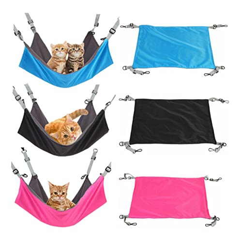 CORHAD Katze Hängematte katzenhängebett katzenhängematte cat Bed katzenbett katzenbetg Schlafbett für Katzen Hängematte für Welpen Haustier Katze Katzenschlafbett Katze schlafmatte Rosy von CORHAD