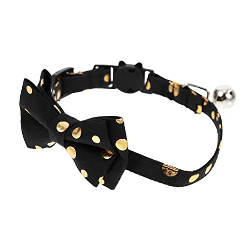 CORHAD Katzenhalsband Mit Glöckchen Schleifendesign Abnehmbares Verstellbares Haustierhalsband Für Katzen Hautfreundlich Atmungsaktiv Festlicher Look von CORHAD