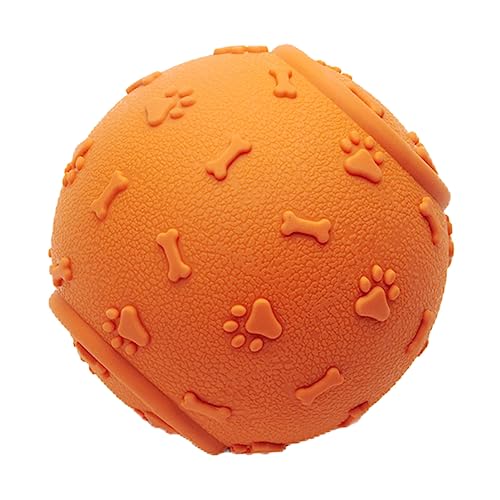 CORHAD Kauspielzeug Für Hunde Zahnreinigungsball Für Hunde Kauspielzeug Für Hunde Kauball Für Hunde Quietschendes Backenzahnspielzeug Backenzahnspielzeug Für Welpen Gummiball Für von CORHAD