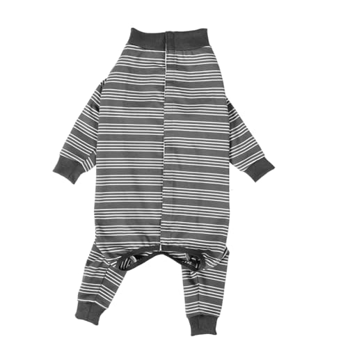 CORHAD Loungewear Für Hunde Erholungsanzug Hunde Ärmel Schlafanzug Für Große Hunde Hundehütten Für Große Hunde Hunde-Body-Anzug Kastrationsanzug Für Hunde Hundeprodukte Polyester Grey von CORHAD