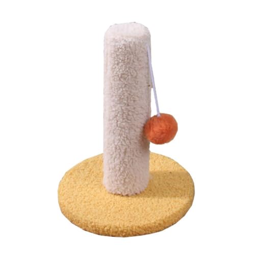 CORHAD Reibende Säule Katzenmöbel Nagelkratzer Für Katzen Katzenkratzbrett Klettergerüst Für Katzen Kletterpfosten Für Katzen Kätzchen Kratzbaum Katzenstange Katzenkratzturm Sisal Yellow von CORHAD