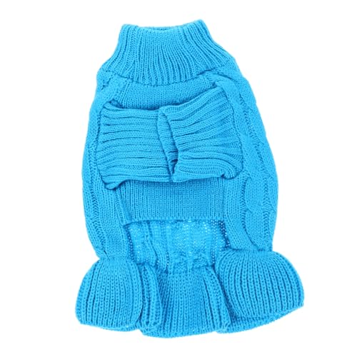 CORHAD Rollkragenpullover Für Hunde Warme Hundekleidung Bequeme Hundekleidung Haustierzubehör Wintermantel Für Hunde Kleidung Für Hunde Entzückende Winterweste Für Haustiere von CORHAD