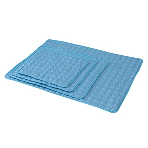 CORHAD Pet Pad Sommermatte Kühlmatte für Hundebett Hundekühlmatte Haustiermatte Hundebettmatte Blau S Größe von CORHAD