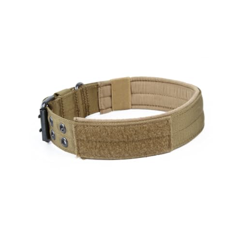 CORHAD Taktisches Nylon Hundehalsband XL Verstellbar Und Strapazierfähig Mit Metallschnalle Ideal Für Kleine Mittelgroße Und Große Hunde Perfekt Für Outdoor Aktivitäten von CORHAD