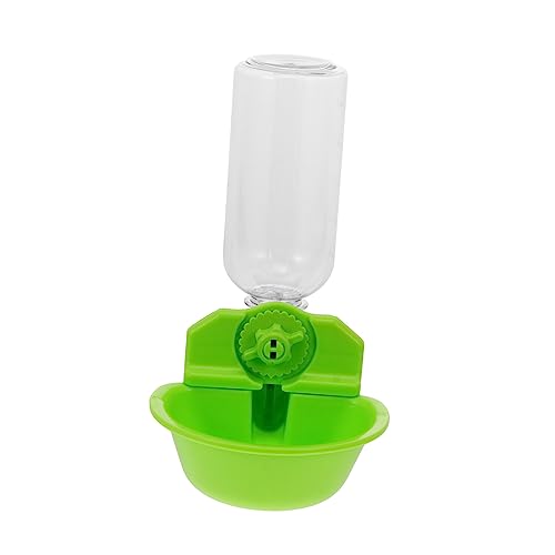 CORHAD Trinkbrunnen für Haustiere Hund Katzenfutter Wasserspender für Katzenkäfig nager trinkflasche nagetier trinkflasche wasserflasche Wasserspender für Hundekäfig Hundefutter pp Green von CORHAD