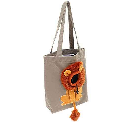 CORHAD Umhängetasche Katzentragetasche Sling-Katzenträger Haustiertragerucksack pet Tasche katzenbox Canvas-Einkaufstasche hosenträger atmungsaktive Katzentasche schöne Katzentasche von CORHAD